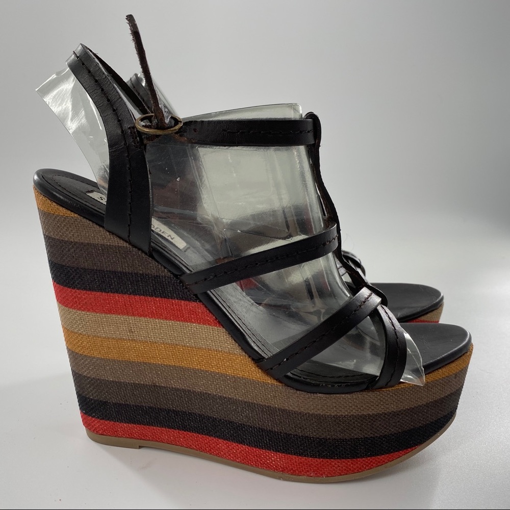 Steve Madden PJames leather size 9.5 multi color
